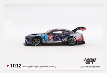 **LIMIT 1** MiniGT 1:64 Ford Mustang GT3 #65 Ford Multimatic Motorsports 2024 IMSA Daytona 24 Hrs #1012
