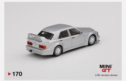 MiniGT 1:64 Mercedes-Benz 190E 2.5-16 Evolution II DTM Silver #170