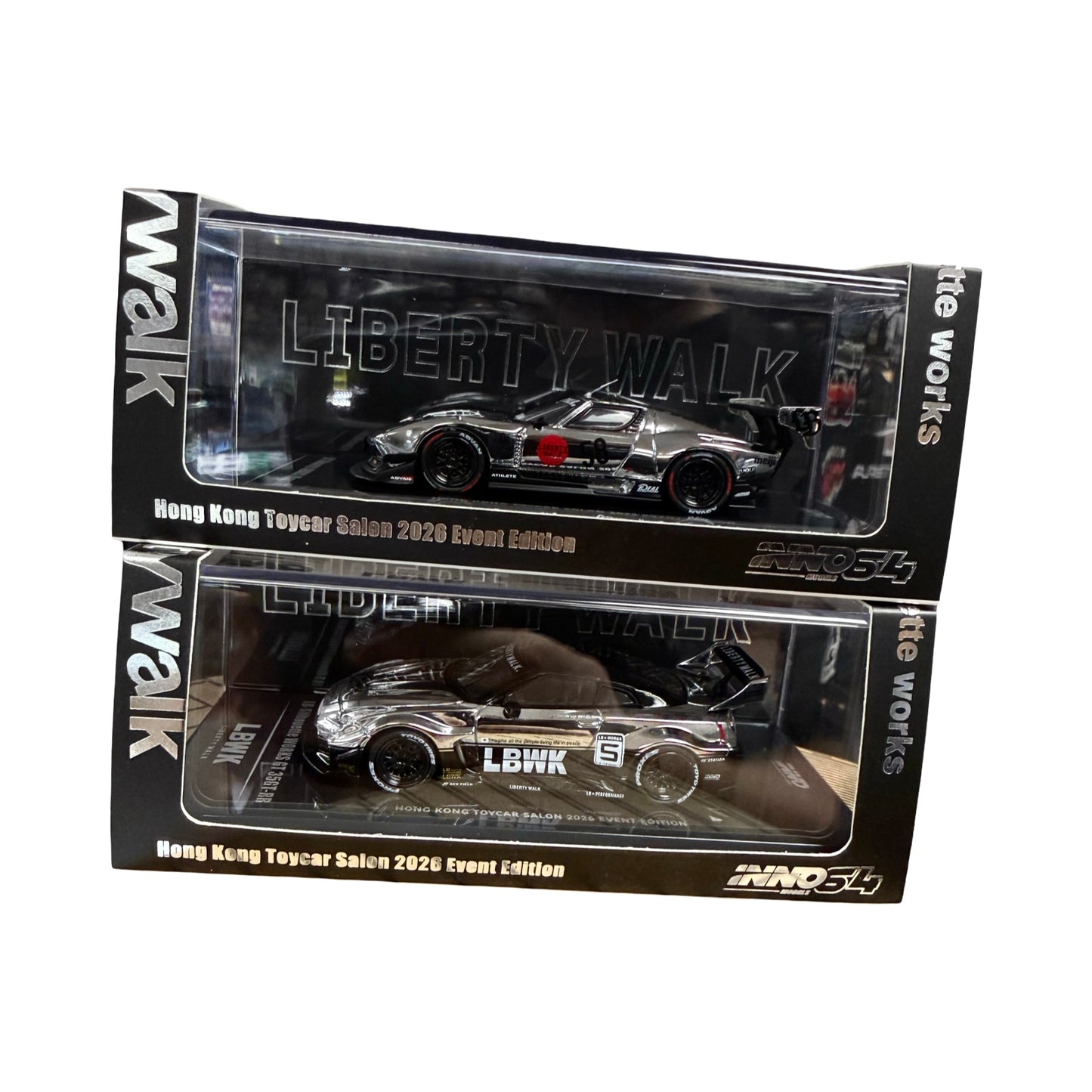 Inno64 1:64 2026 Hong Kong Toy Car Salon Exclusive Pair - LB Silhouette Works GT 35GT-RR & Miura GT