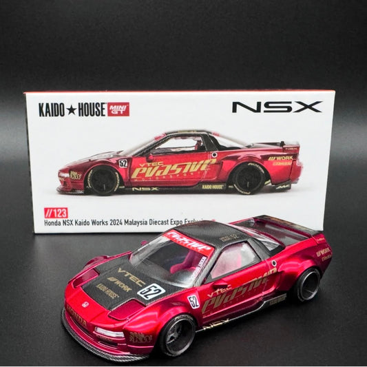 Kaido House 1:64 2024 MDX Honda NSX Kaido Works V2 Red Pearl - KHMG123