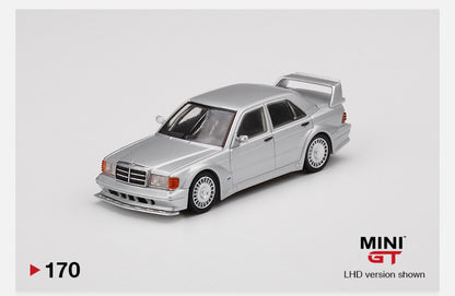 MiniGT 1:64 Mercedes-Benz 190E 2.5-16 Evolution II DTM Silver #170