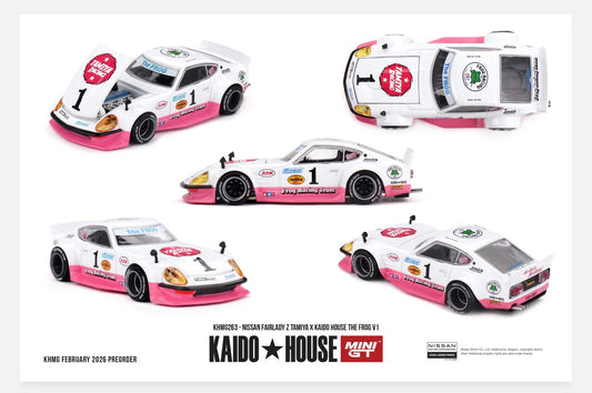 MiniGT X Kaido House 1:64 Nissan Fairlady Z Tamiya "The Frog" V1