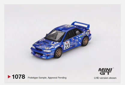 MiniGT 1:64 Subaru Impreza WRC99 #23 2000 Acropolis Rally #1078