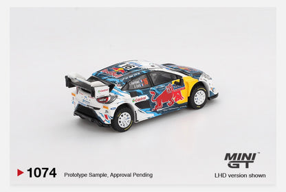 MiniGT 1:64 Ford Puma Rally1 #16 M-Sport Ford WRT 2024 Rally Finland 3rd Place #1074