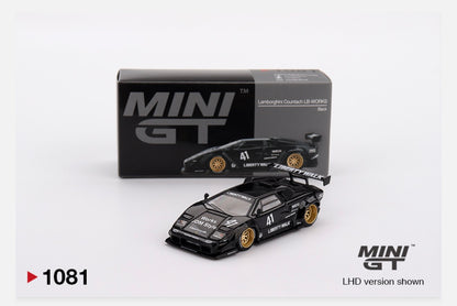 MiniGT 1:64 Lamborghini Countach LB-WORKS Black #1081