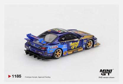 MiniGT 1:64 Nissan LB-Super Silhouette S15 SILVIA #555 Team MINI GT Liberty Walk 2025 Formula Drift Halloween Special #1185