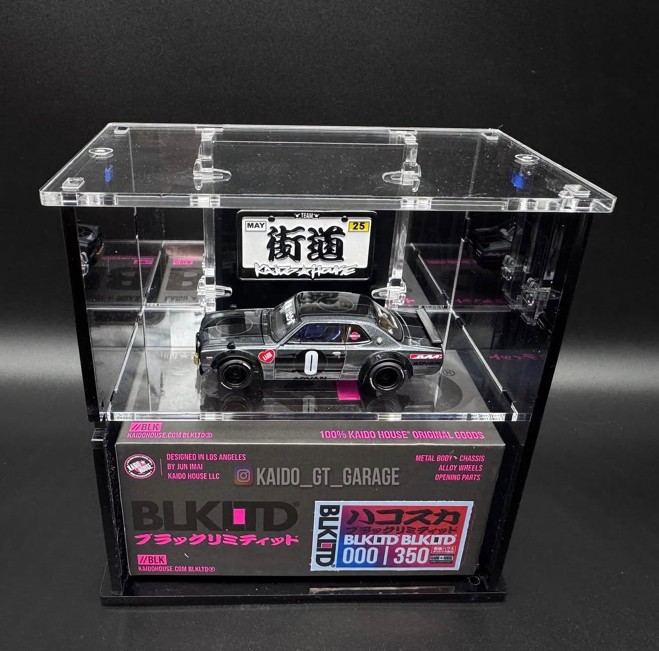 Kaido House 1:64 BLKLTD Nissan Skyline 2000GT-R (KPGC 10) Kaido Works With Pin & Coval - KHMG166