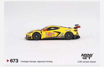 MiniGT 1:64 Corvette Racing C8.R Racing Transporter Set - MGTS0009