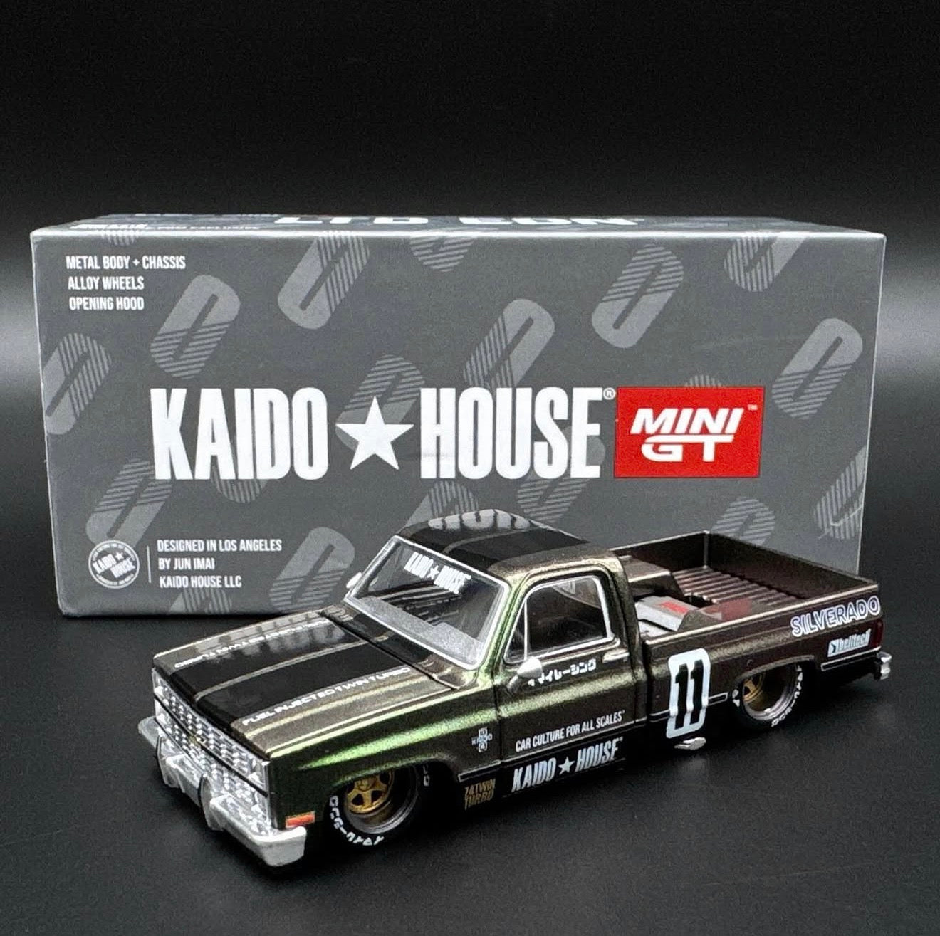 Kaido House 1:64 LTDEDN Chevrolet Silverado KAIDO V1 KaidoHouse Exclusive - KHMG083