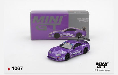 MiniGT 1:64 Toyota Supra (A80) Top Secret GT-300 Top Secret Purple #1067