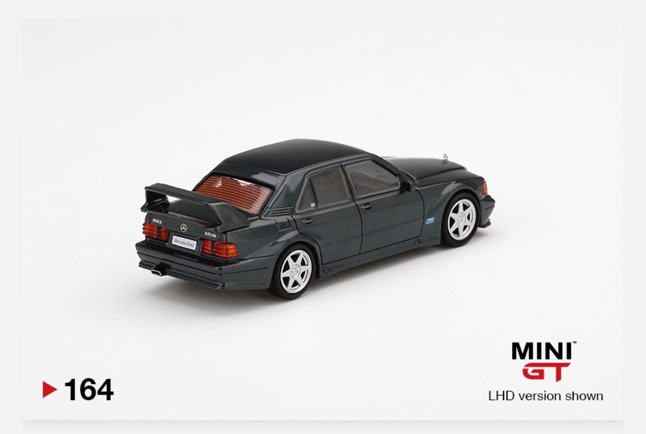 MiniGT 1:64 Mercedes-Benz 190E 2.5-16 Evolution II Black Pearl Metallic #164