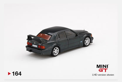 MiniGT 1:64 Mercedes-Benz 190E 2.5-16 Evolution II Black Pearl Metallic #164
