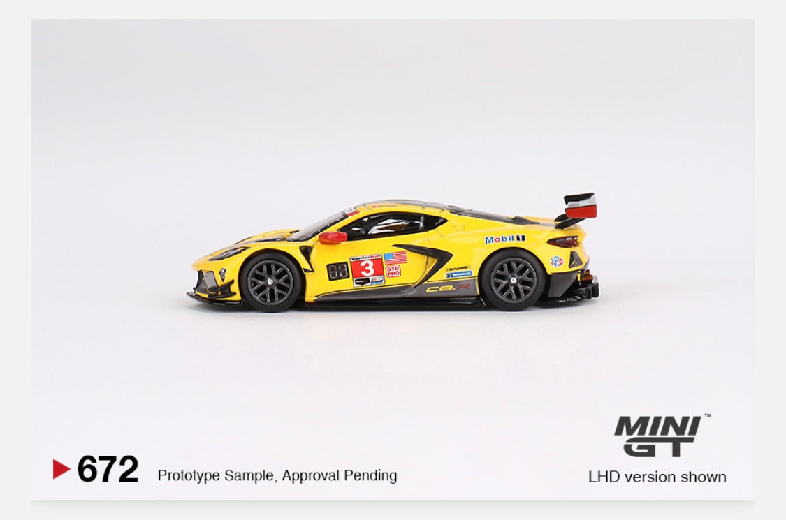 MiniGT 1:64 Corvette Racing C8.R Racing Transporter Set - MGTS0009