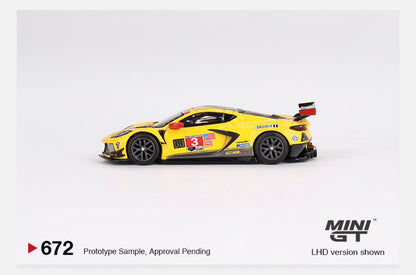 MiniGT 1:64 Corvette Racing C8.R Racing Transporter Set - MGTS0009