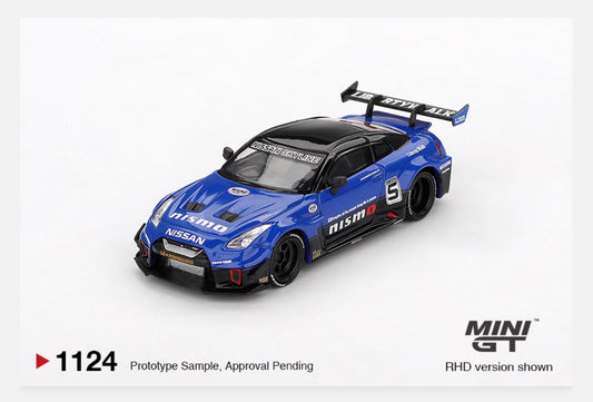 MiniGT 1:64 LB-Silhouette Works GT Nissan 35GT-RR Ver.2 – Blue #1124