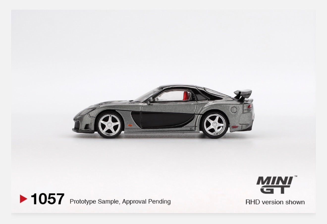 MiniGT 1:64 Mazda RX-7 VeilSide – Fortune Grey #1057