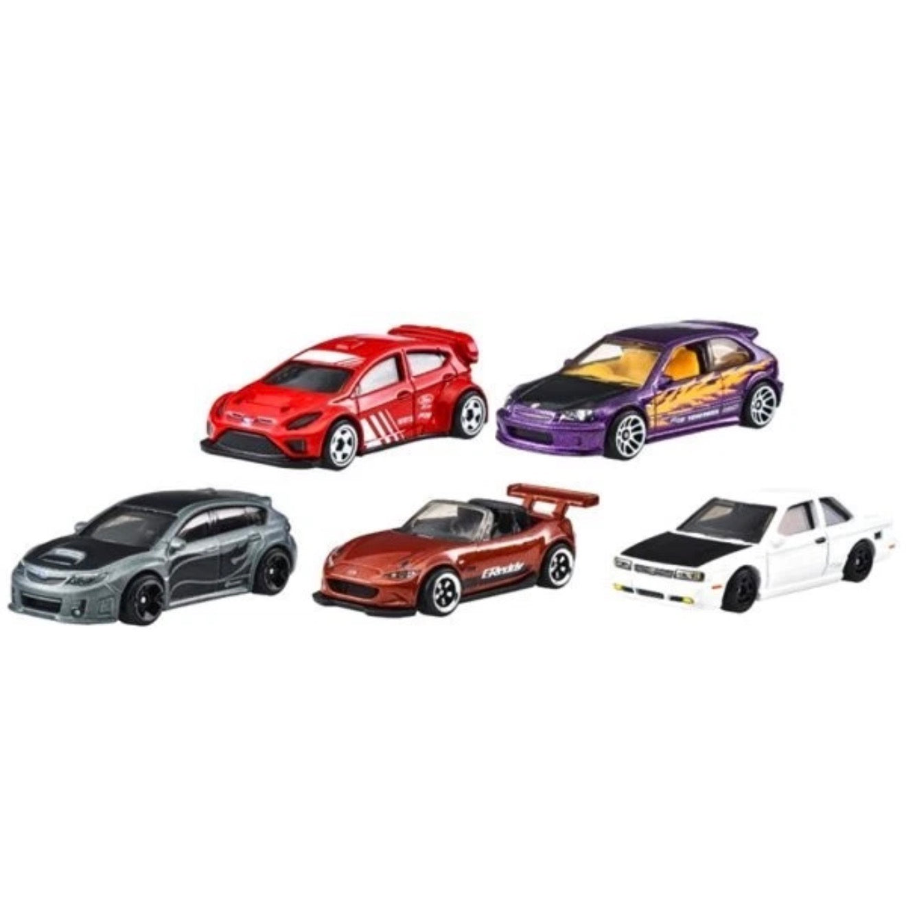 Hot Wheels 1:64 2025 Silver Series - Compact Kings *Set Or Case*