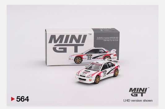MiniGT 1:64 Subaru Impreza WRC98 1999 Rally Tour de Corse #22 – MiJo Exclusive #564