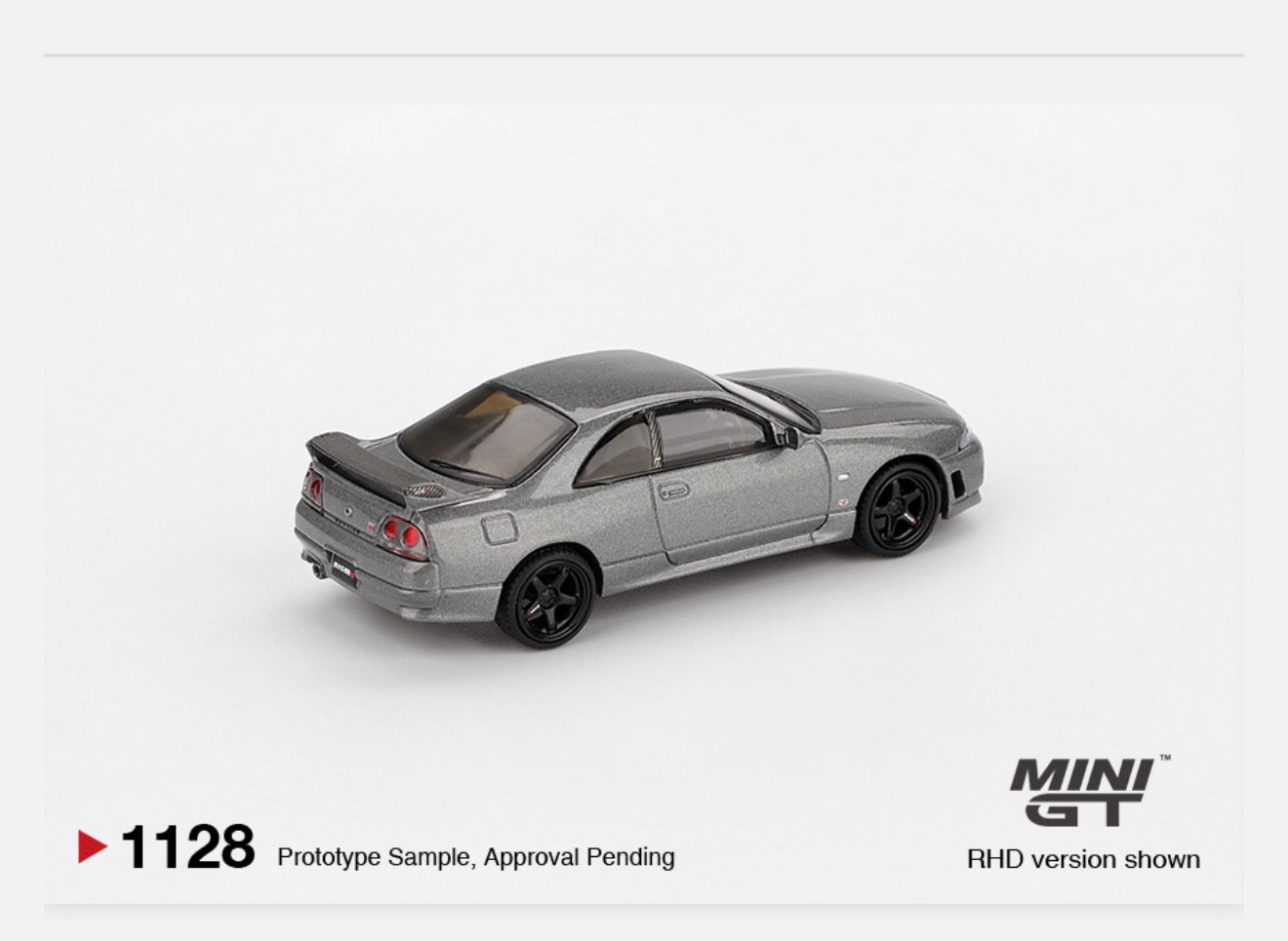 MiniGT 1:64 Nissan Skyline GT-R Dark Metal Gray (Nismo BCNR33 CRS Version) #1128