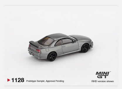 MiniGT 1:64 Nissan Skyline GT-R Dark Metal Gray (Nismo BCNR33 CRS Version) #1128