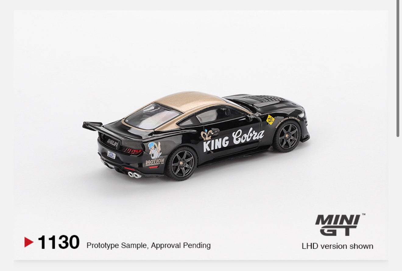 MiniGT 1:64 Shelby GT500 Dragon Snake Concept Black/Gold #1130