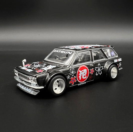Kaido House 1:64 BLKLTD Datsun KAIDO 510 Wagon Hanami With Pins - KHMG015