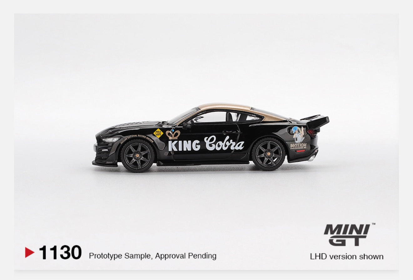 MiniGT 1:64 Shelby GT500 Dragon Snake Concept Black/Gold #1130