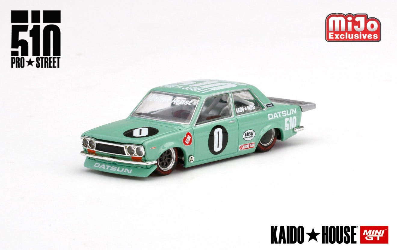 Kaido House 1:64 Datsun 510 Pro Street KDO510 - MJ Exclusive - Regular & Chase PAIR