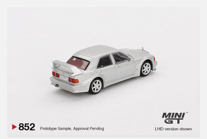MiniGT 1:64 Mercedes-Benz 190E 2.5-16 Evolution II Astral Silver #852