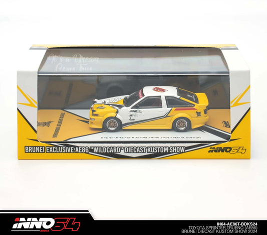 Inno64 1:64 Toyota Sprinter Trueno (AE86) Brunei Diecast Kustom Show 2024