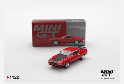 MiniGT 1:64 Ford Mustang Mach1 1971 - Race Red #1122