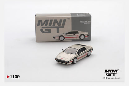 MiniGT 1:64 Lotus Esprit Turbo - Metallic Silver #1109