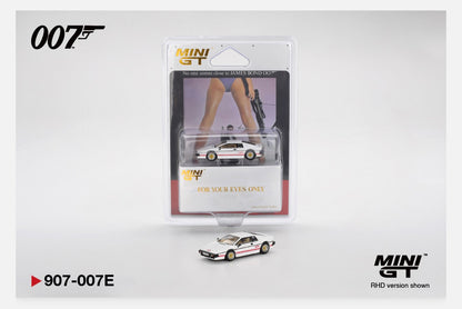 MiniGT 1:64 Lotus Esprit Turbo White "For Your Eyes Only" #907