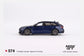 MiniGT 1:64 ABT Audi RS6-R Navarra Blue Metallic – MiJo Exclusive #574