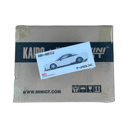 MiniGT X Kaido House 1:64 Honda NSX (NA1) Kaido WORKS V2 – White *SEALED CASE* KHMG148