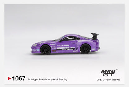 MiniGT 1:64 Toyota Supra (A80) Top Secret GT-300 Top Secret Purple #1067