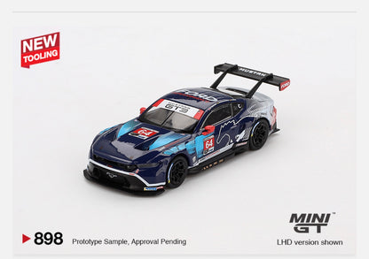 **LIMIT 1** MiniGT 1:64 Ford Mustang GT3 #64 Ford Multimatic Motorsports 2024 IMSA Daytona 24 Hrs #898