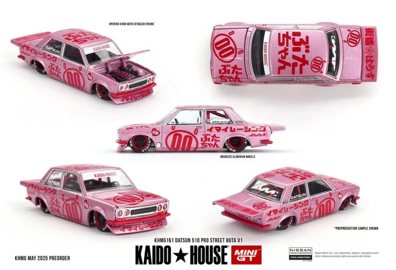 Kaido House 1:64 Datsun 510 Pro Street Buta V1 - Regular & Chase PAIR