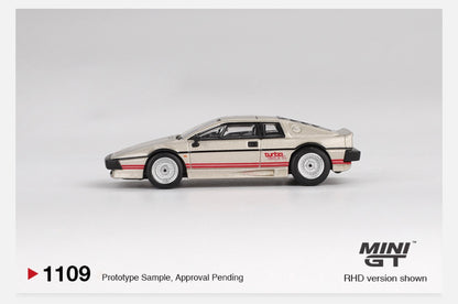 MiniGT 1:64 Lotus Esprit Turbo - Metallic Silver #1109