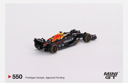 MiniGT 1:64 Oracle Red Bull Racing RB18 #1 Max Verstappen 2022 Monaco Grand Prix 3rd Place - MiJo Exclusive #550