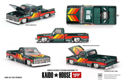 Kaido House 1:64 Chevrolet Silverado Kaido Works V3 - Regular & Chase PAIR