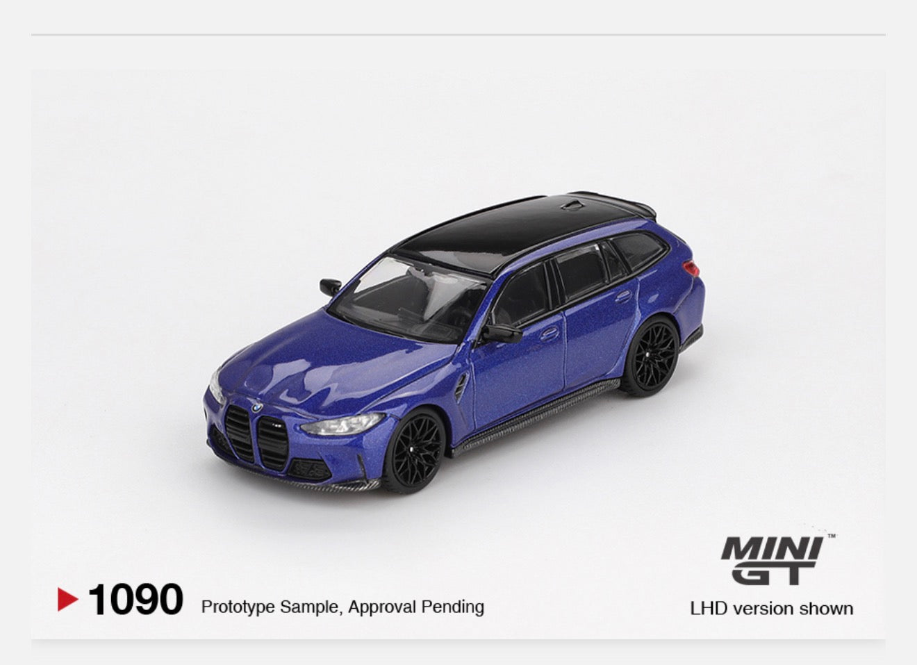 MiniGT 1:64 BMW M3 Competition Touring Portimao Blue Metallic #1090