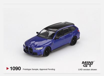 MiniGT 1:64 BMW M3 Competition Touring Portimao Blue Metallic #1090