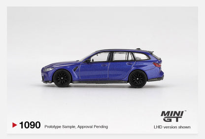 MiniGT 1:64 BMW M3 Competition Touring Portimao Blue Metallic #1090