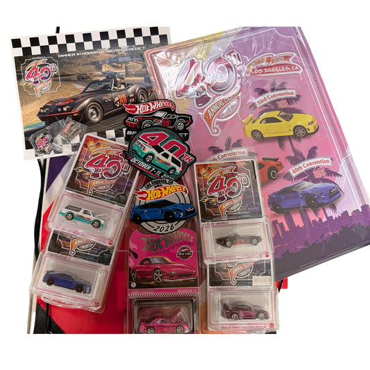 Hot Wheels 1:64 2026 Los Angeles Collectors Convention Complete Set *ALL ITEMS PICTURED*