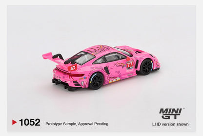 **LIMIT 2** MiniGT 1:64 Porsche 911 GT3 R #77 AO Racing 2024 IMSA Road America #1052