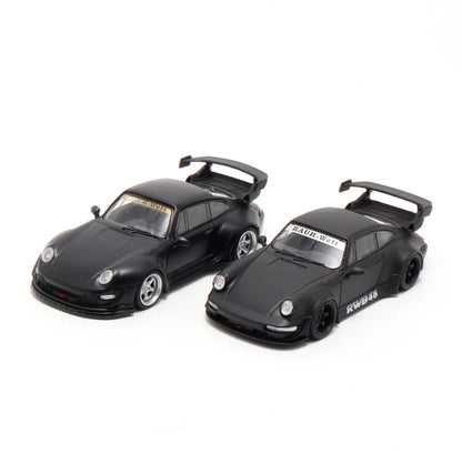 Decode 1:64 Porsche RWB Matte Black - 2 Styles