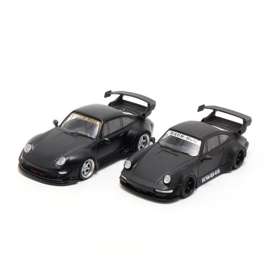 Decode 1:64 Porsche RWB Matte Black - 2 Styles