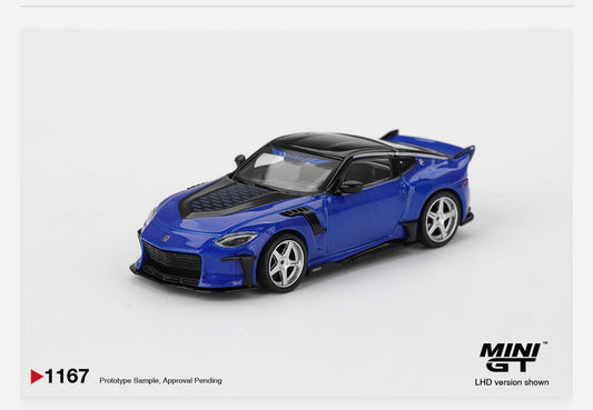 MiniGT 1:64 Nissan Z VeilSide FFZ400 Seiran Blue #1167