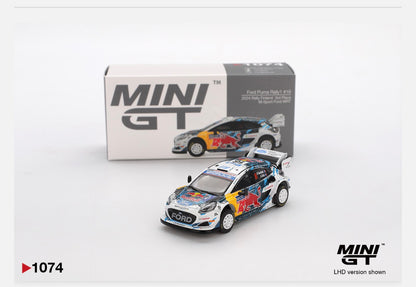 MiniGT 1:64 Ford Puma Rally1 #16 M-Sport Ford WRT 2024 Rally Finland 3rd Place #1074